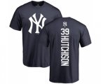 New York Yankees #39 Drew Hutchison Navy Blue Backer T-Shirt