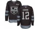 Los Angeles Kings #12 Marian Gaborik Black 1917-2017 100th Anniversary Stitched NHL Jersey