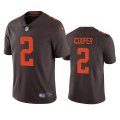 Cleveland Browns #2 Amari Cooper Brown Color Rush Vapor Untouchable Limited Stitched Jersey