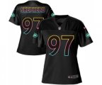 Women New York Jets #97 Nathan Shepherd Game Black Fashion Football Jersey