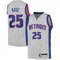 Detroit Pistons #25 Derrick Rose Jordan Brand Gray 2020-21 Swingman Jersey