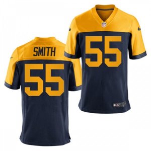 Green Bay Packers #55 Za\'Darius Smith Nike Navy Gold Retro Limied Jersey