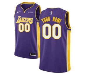 Los Angeles Lakers Customized Authentic Purple Basketball Jersey - Icon Edition