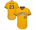 Pittsburgh Pirates Mitch Keller Gold Alternate Flex Base Authentic Collection Baseball Player Jersey