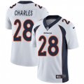 Denver Broncos #28 Jamaal Charles White Vapor Untouchable Limited Player NFL Jersey