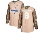 Washington Capitals #8 Alex Ovechkin Camo Authentic 2017 Veterans Day Stitched NHL Jersey