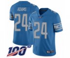 Detroit Lions #24 Andrew Adams Blue Team Color Vapor Untouchable Limited Player 100th Season Football Jersey