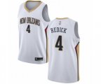 New Orleans Pelicans #4 JJ Redick Swingman White Basketball Jersey - Association Edition