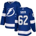 Tampa Bay Lightning #62 Andrej Sustr Premier Royal Blue Home NHL Jersey