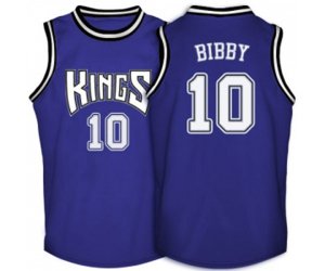 Sacramento Kings #10 Mike Bibby Swingman Purple Throwback Basketball Jersey