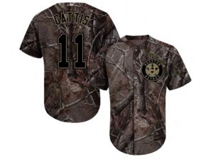Houston Astros #11 Evan Gattis Camo Realtree Collection Cool Base Stitched MLB Jersey