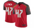 Tampa Bay Buccaneers #47 John Lynch Red Team Color Vapor Untouchable Limited Player NFL Jersey