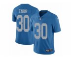 Detroit Lions #30 Teez Tabor Limited Blue Alternate Vapor Untouchable NFL Jersey