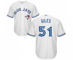 Toronto Blue Jays #51 Ken Giles Replica White Home Baseball Jersey