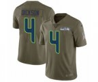 Seattle Seahawks #4 Michael Dickson Limited Olive 2017 Salute to Service NFL Jersey