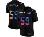 Carolina Panthers #59 Luke Kuechly Multi-Color Black 2020 NFL Crucial Catch Vapor Untouchable Limited Jersey