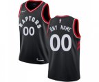Toronto Raptors Customized Swingman Black Alternate Basketball Jersey Statement Edition