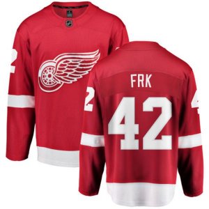 Detroit Red Wings #42 Martin Frk Fanatics Branded Red Home Breakaway NHL Jersey