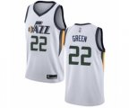 Utah Jazz #22 Jeff Green Swingman White Basketball Jersey - Association Edition