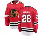 Chicago Blackhawks #28 Steve Larmer Fanatics Branded Red Home Breakaway NHL Jersey