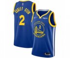 Golden State Warriors #2 Willie Cauley-Stein Swingman Royal Finished Basketball Jersey - Icon Edition