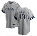 New York Yankees #13 Joey Gallo Nike Gray Road MLB Jersey