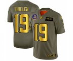Minnesota Vikings #19 Adam Thielen Limited Olive Gold 2019 Salute to Service Football Jersey