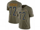Los Angeles Chargers #72 Joe Barksdale Limited Olive 2017 Salute to Service NFL Jersey