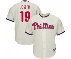 Philadelphia Phillies #19 Tommy Joseph Replica Cream Alternate Cool Base Baseball Jersey