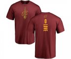 Cleveland Cavaliers #0 Kevin Love Maroon Backer T-Shirt