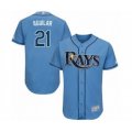 Tampa Bay Rays #21 Jesus Aguilar Columbia Alternate Flex Base Authentic Collection Baseball Player Jersey