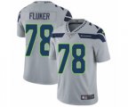 Seattle Seahawks #78 D.J. Fluker Grey Alternate Vapor Untouchable Limited Player NFL Jersey