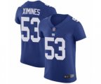 New York Giants #53 Oshane Ximines Royal Blue Team Color Vapor Untouchable Elite Player Football Jersey