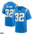 Los Angeles Chargers #32 Alohi Gilman Nike Powder Blue Vapor Limited Jersey