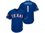 Texas Rangers #1 Elvis Andrus 2017 Spring Training Cool Base Stitched MLB Jersey