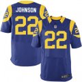 Los Angeles Rams #22 Trumaine Johnson Royal Blue Alternate Vapor Untouchable Elite Player NFL Jersey