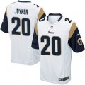 Los Angeles Rams #20 Lamarcus Joyner Game White NFL Jersey