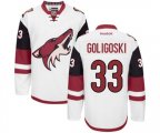 Arizona Coyotes #33 Alex Goligoski Authentic White Away Hockey Jersey