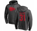 Kansas City Chiefs #31 Darrel Williams Ash One Color Pullover Hoodie