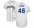 San Diego Padres Eric Lauer White Home Flex Base Authentic Collection Baseball Player Jersey