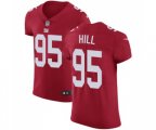 New York Giants #95 B.J. Hill Red Alternate Vapor Untouchable Elite Player Football Jersey