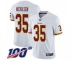 Washington Redskins #35 Montae Nicholson White Vapor Untouchable Limited Player 100th Season Football Jersey