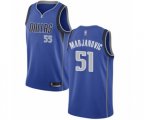 Dallas Mavericks #51 Boban Marjanovic Swingman Royal Blue Basketball Jersey - Icon Edition