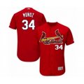 St. Louis Cardinals #34 Yairo Munoz Red Alternate Flex Base Authentic Collection Baseball Player Jersey