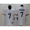 Minnesota Vikings #7 Patrick Peterson Nike White Player Limited Jersey