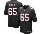Atlanta Falcons #65 Brandon Fusco Game Black Alternate Football Jersey