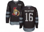 Ottawa Senators #16 Clarke MacArthur Authentic Black 1917-2017 100th Anniversary NHL Jersey