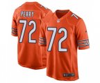 Chicago Bears #72 William Perry Game Orange Alternate Football Jersey