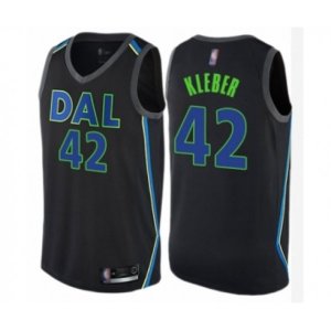 Dallas Mavericks #42 Maxi Kleber Authentic Black Basketball Jersey - City Edition