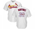 St. Louis Cardinals #38 Jose Martinez Authentic White Team Logo Fashion Cool Base Baseball Jersey